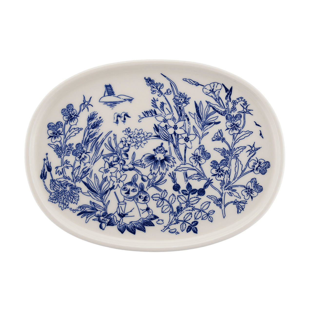 【はる】ムーミン Moomin serving plate 17cm Haru | Moomin Arabia