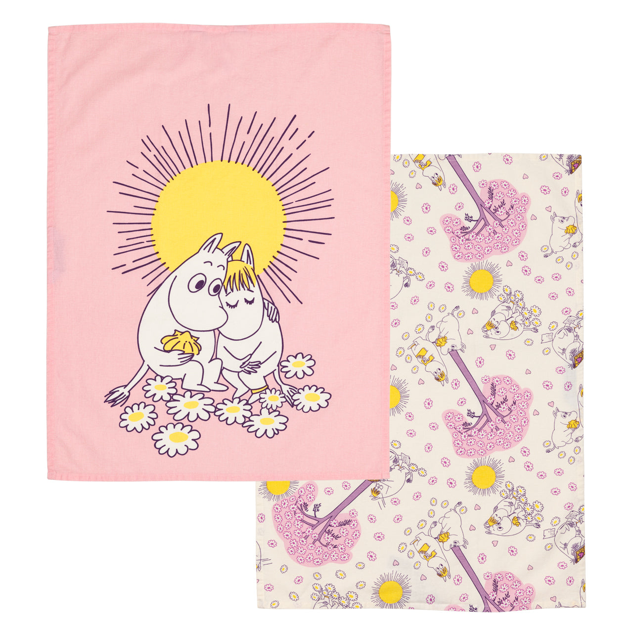 Moomin kitchen towel set 50x70cm Sweethearts | Moomin Arabia
