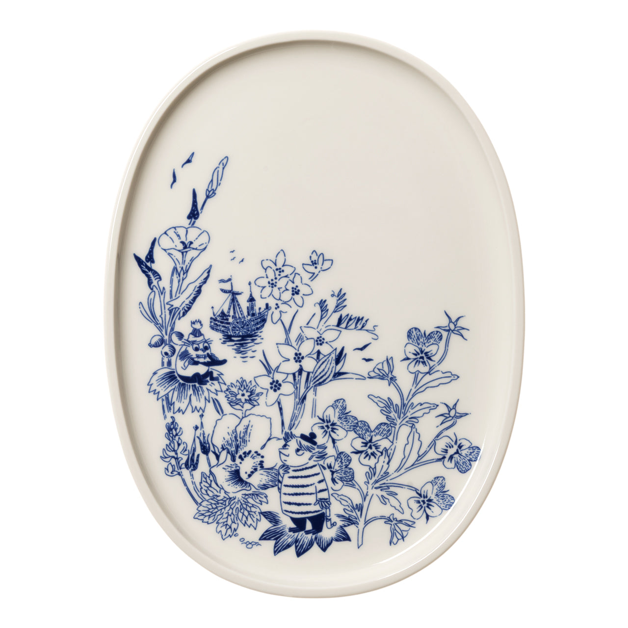 Moomin serving plate 17cm Haru Too-Ticky | Moomin Arabia