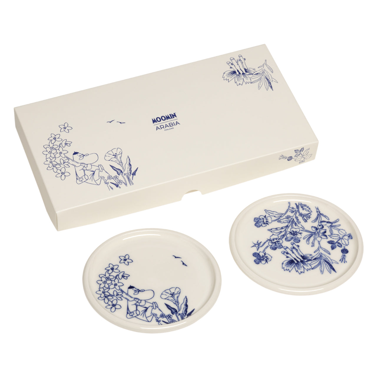 Moomin mini plate 12cm Haru 2pc | Moomin Arabia