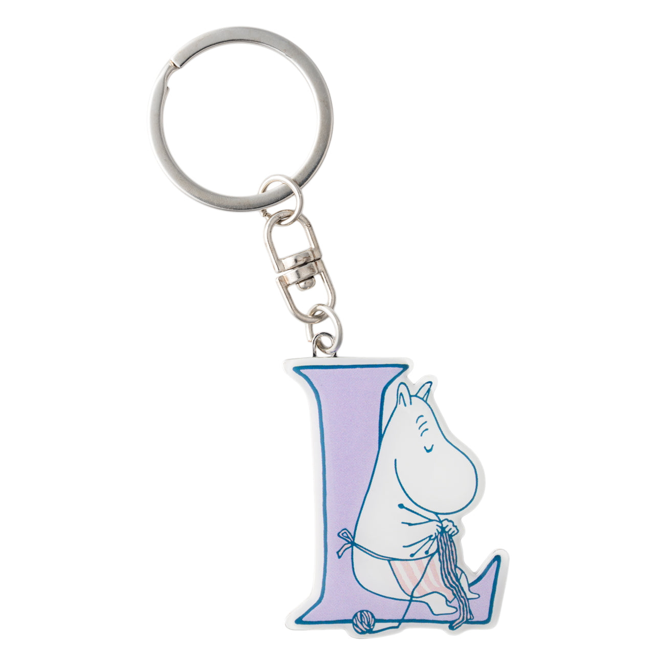 Moomin keychain Alphabets L | Moomin Arabia
