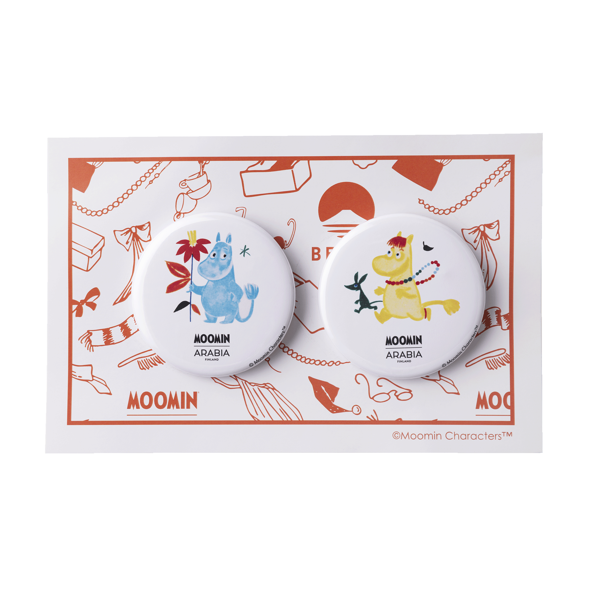 Moomin badge set, Beams | Moomin Arabia