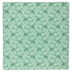 Bed throw 260x260cm Garden party - Cover your bed with tigers! Tropical seeds transform the valley into a jungle. To complete the jungle atmosphere Stinky sets the animals free from the zoo.