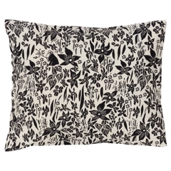 Pillow case 50x60cm Lilja black&white
