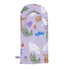 Oven mitten purple