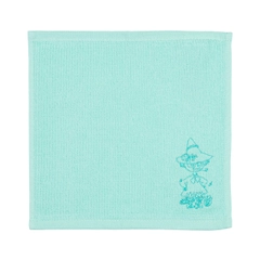 Pyyhe 25x25cm Nuuskamuikkunen minttu - Nauti muumipyyhkeen pehmeydestä! Hurmaavan pienen pyyhkeen kuvituksessa tapaat löydät Nuuskamuikkusen.