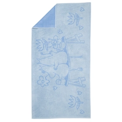 Kylpypyyhe 70x140cm Rakkaus sininen