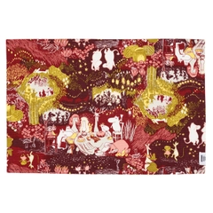 Placemat 31x46cm Festive Moments - Add a touch of Moomin magic to your holiday table settings with charming Moomin placemats. The Moomin 80 Festive Moments collection celebrates togetherness and friendship.