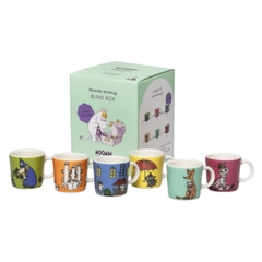 Mini mug Blindbox Classics 1st - <p>Surprise! Discover which mini mug is hiding inside the box: Mymble, Constable, Little My, Sniff, Hattifatteners or ... The mini mugs are small replicas of the beloved Moomin mugs.</p>
