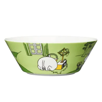 Moomin bowl 15cm Moomintroll grass-green