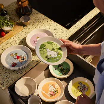Mummi asjett 19cm Filifjonka grå