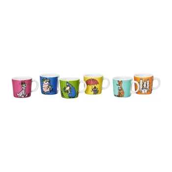 Mumin minimugg-set 6-pack
