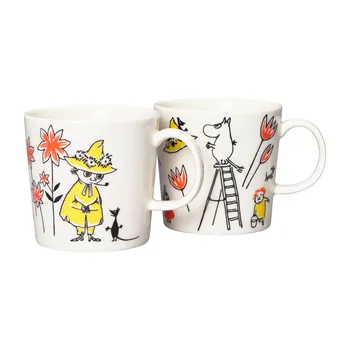 Moomin mug 0,3L ABC mix 2-pack