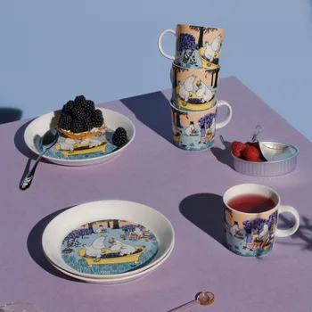 Moomin plate 19cm Berry Season