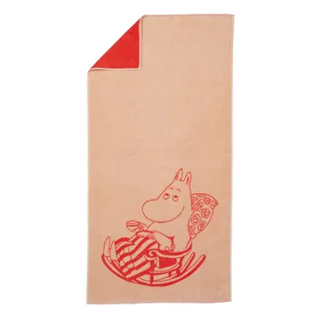 Moomin bath towel 70x140cm Moominmamma peach