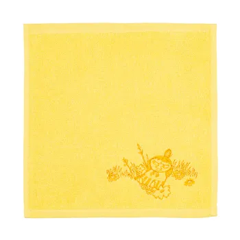 Muumi pyyhe 25x25cm Pikku Myy keltainen