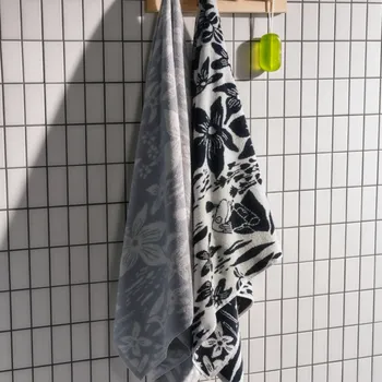Mummi badehåndkle 70x140 Lilje grå