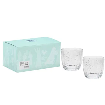 Moomin tumbler 28cl clear 2pc