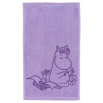 Mummi håndkle 30x50cm Snorkfrøken lilla
