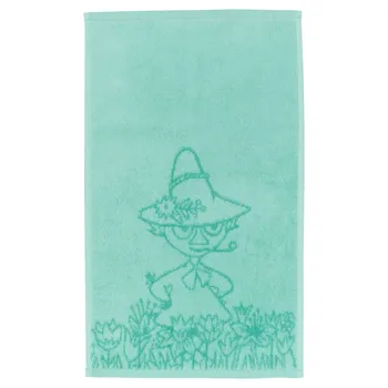 Moomin hand towel 30x50cm Snufkin mint