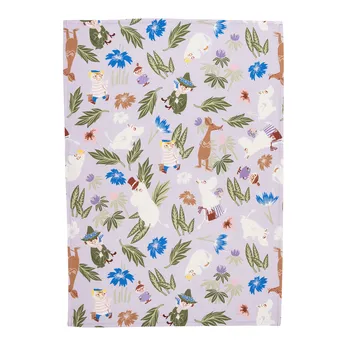 Moomin kitchen towel 50x70cm purple