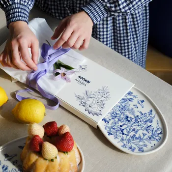 Moomin serving plate 17cm Haru