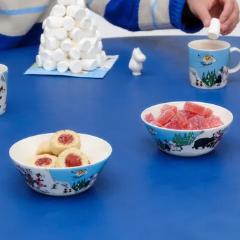 Moomin bowl 15cm Ski jumping