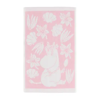 Moomin hand towel 30x50cm Seashells pink