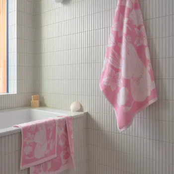 Moomin hand towel 30x50cm Seashells pink