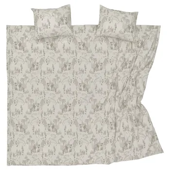 Muumi pussilakanasetti 240x210cm Puutarhajuhlat beige