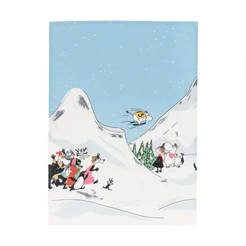 Muumi keittiöpyyhe 50x70cm Mäkihyppy