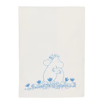 Moomin kitchen towel 50x70cm Love blue