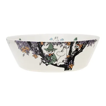 Muumi tarjoilukulho 23cm Sydänystävät 80