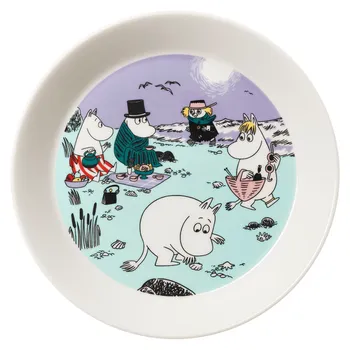 Moomin plate 19cm Beach Day