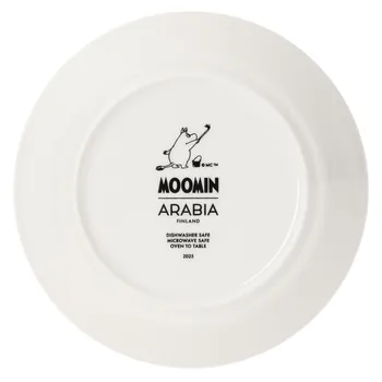 Moomin plate 19cm Beach Day