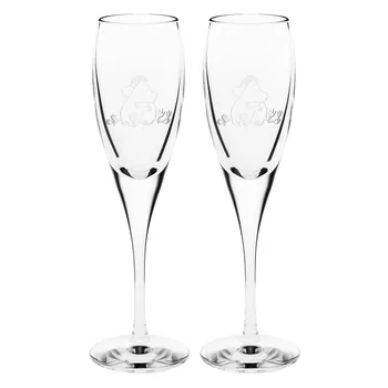Moomin champagne flute set 16cl 2pcs