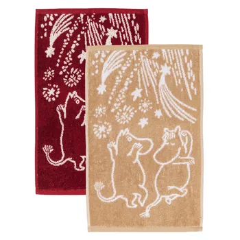 Moomin hand towel set 30x50cm Festive Moments