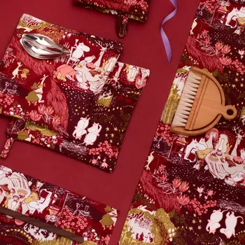 Moomin table runner 40x140cm Festive Moments
