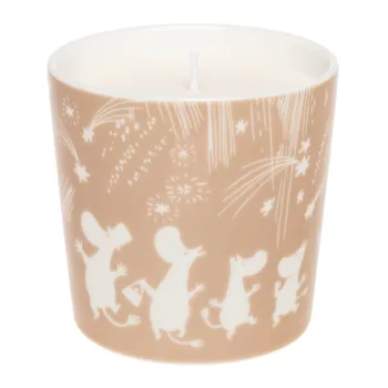 Moomin filled candle Festive Moments