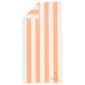 Moomin bath towel 70x140cm Snorkmaiden peach stripes