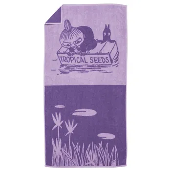 Moomin bath towel  70x140cm Little My purple