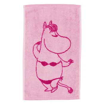 Moomin hand towel 30x50cm Snorkmaiden pink