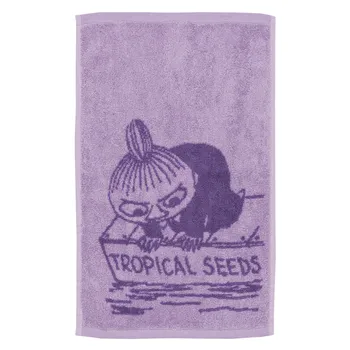 Moomin hand towel 30x50cm Little My purple