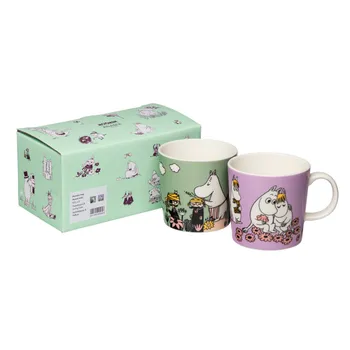 Moomin mug 0,3L Sweethearts & Loving Care 2pc