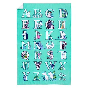 Muumi kylpypyyhe 95x150cm Aakkoset