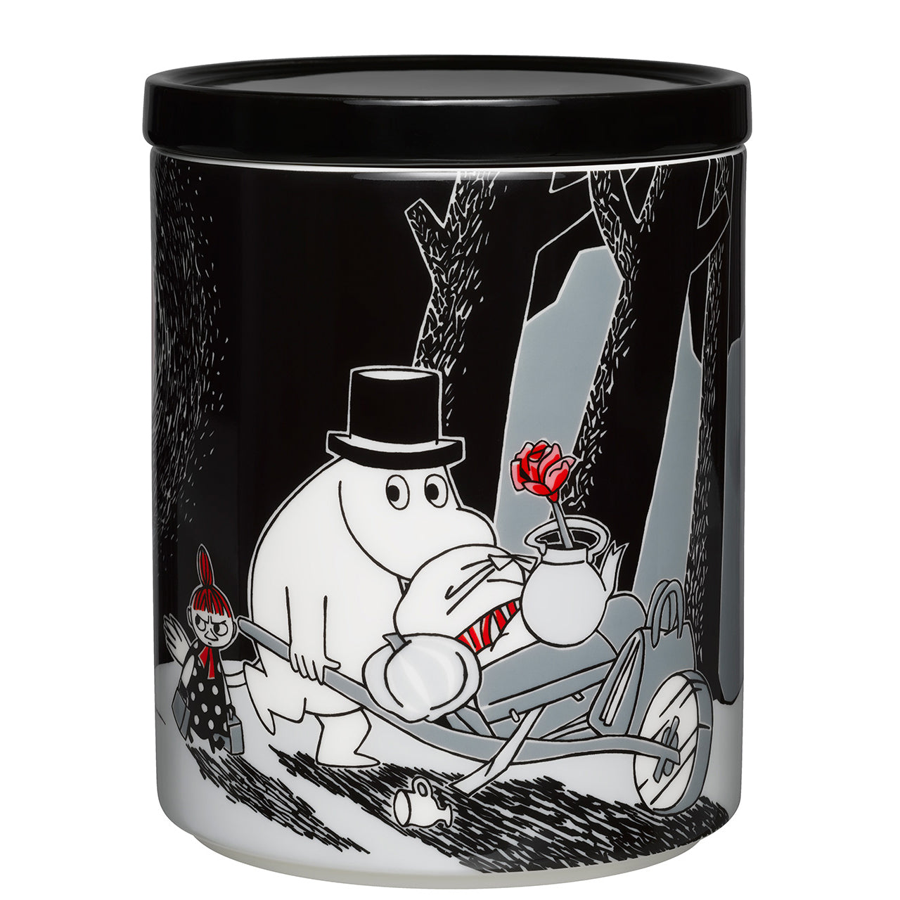 Moomin jar 1,2L Adventure Move ceramic | Moomin Arabia