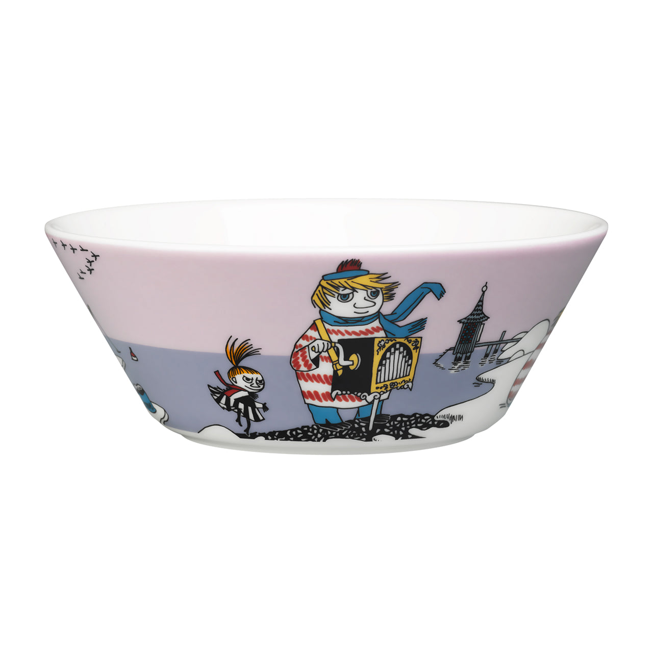 Moomin bowl 15cm Tooticky violet