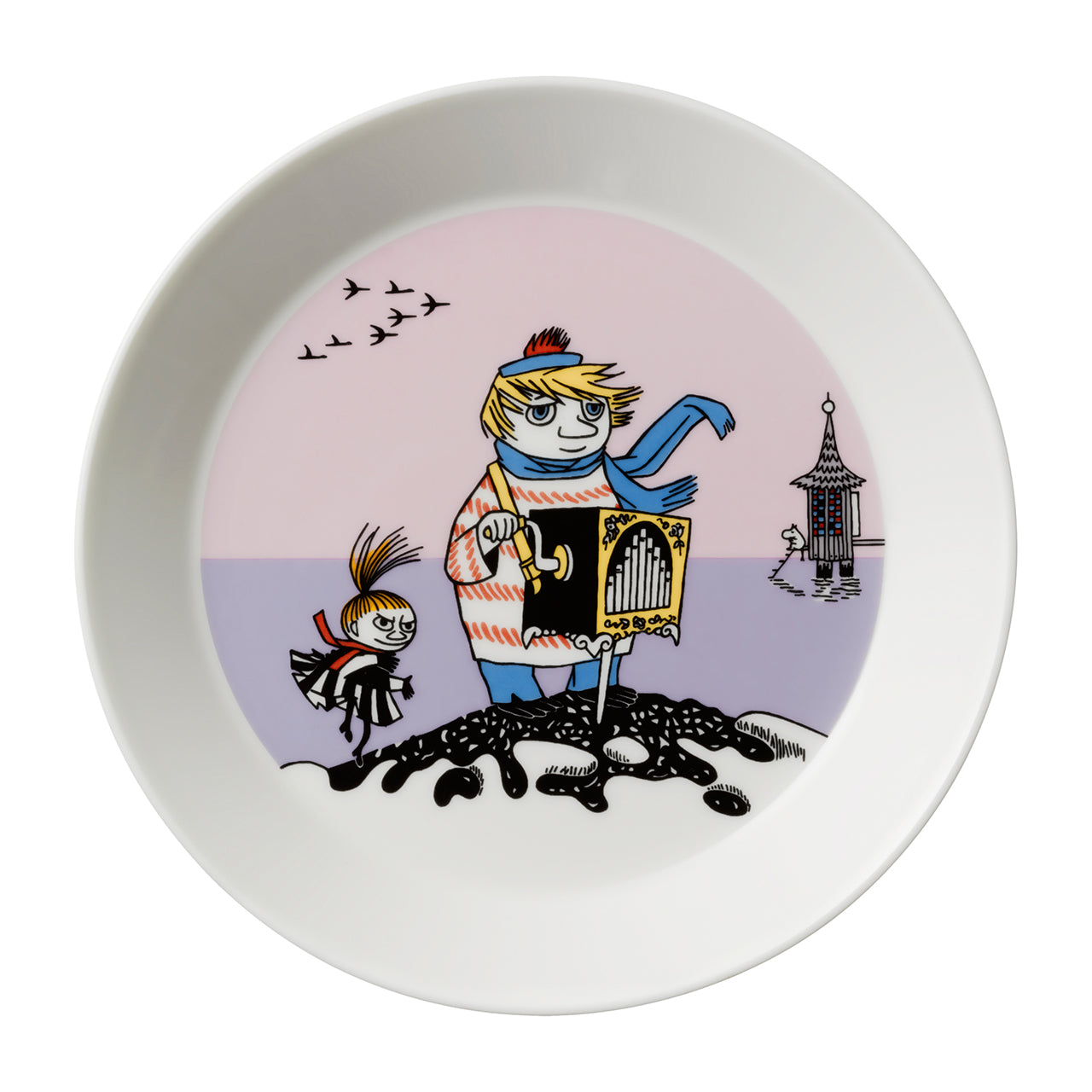 Moomin plate 19cm Tooticky violet