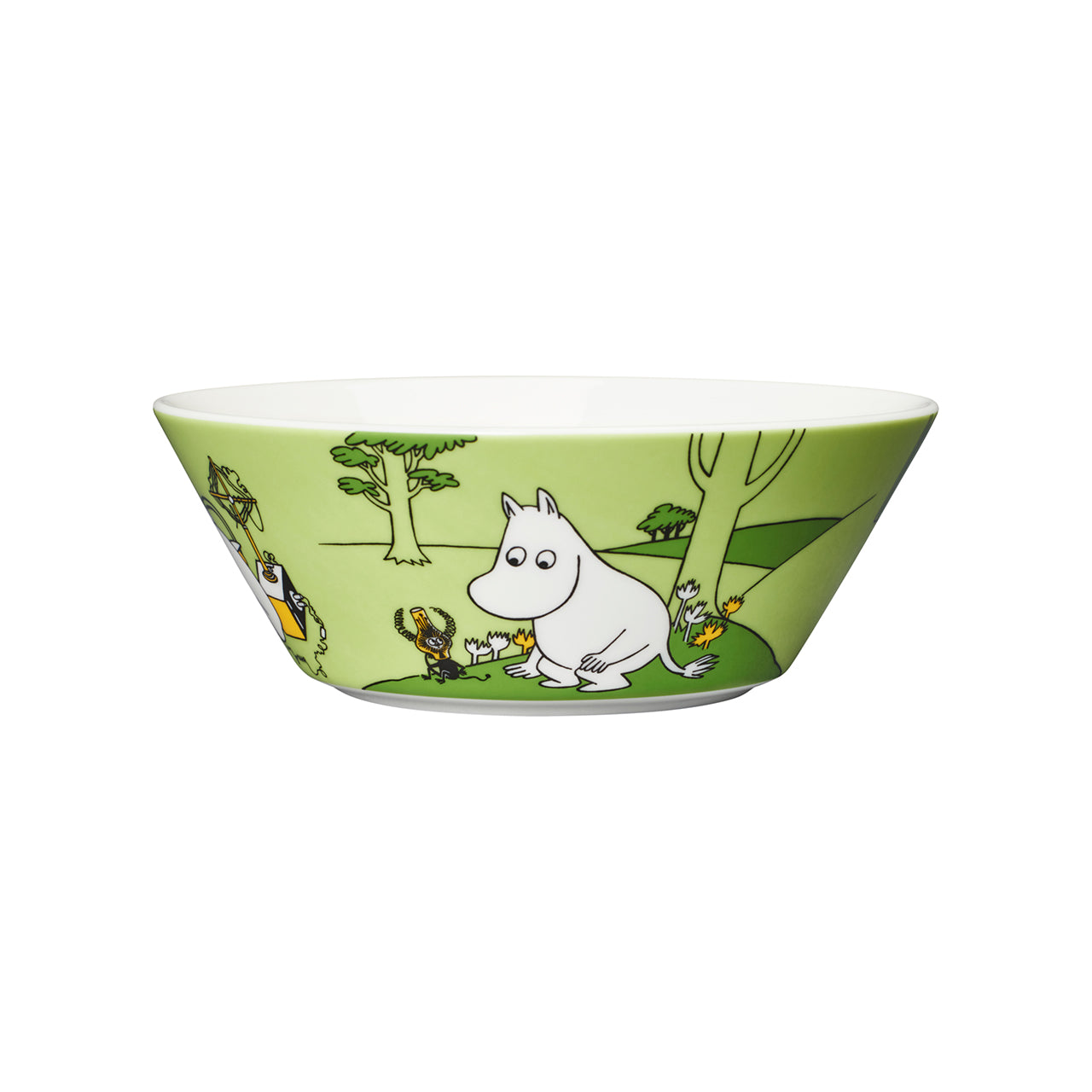 Moomin bowl 15cm Moomintroll grass-green