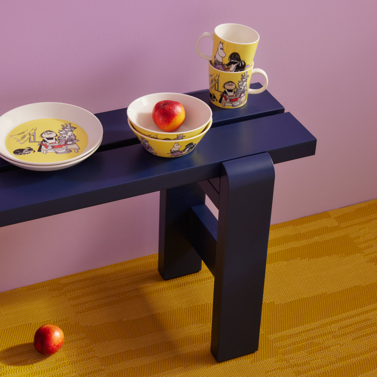 Moomin bowl 15cm Misabel yellow